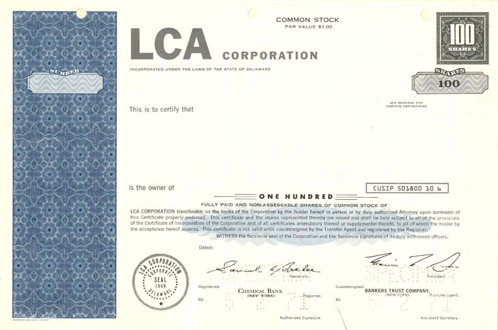 LCA Corporation